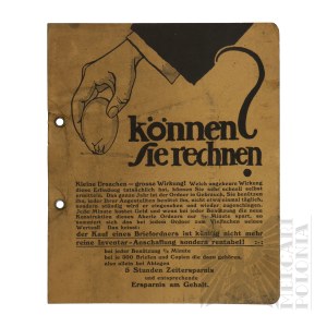 Germany- Advertising Flyer for Aberle Fuellmappen Office Folders (