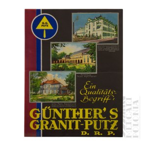 Germany-Advertising Flyer for Guenther's Granite Plaster (