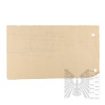 III Rzesza - Zaświadczenie o Posiadaniu Roweru przez Włodzimierza Downara. Piotrków Kujawski.