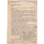 III Rzesza/PRL Certyfikat Ewakuacji Nr. 005420 Oraz Pismo do Obywatela Przewodniczącego Rady Narodowej w Łowiczu