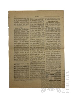 III Reich - Political Biweekly, No. 11, October 1944, Cracow.