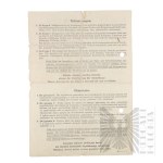 III Rzesza - Zgłoszenie Celem Policyjnego Stwierdzenia Ludności Włodzimierza Downara na nazwisko Władysław Knapik.