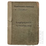 PRL - Legitymacja Tymczasowa Małgorzaty Brazewicz. Olsztyn.