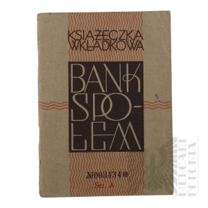 People's Republic of Poland - Contribution booklet of the Bank Spółdzielczy 