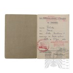 PRL - Książeczka Wkładkowa Banku Spółdzielczego “SPOŁEM” w Warszawie z 1946 r.