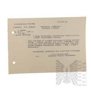 PRL - Application to the Court with Attachments for the Restoration of the Birth Certificate of Janina Downar.