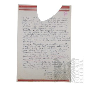 People's Republic of Poland - Application for Grant of Pension after Brig. Gen. Jerzy Ferek-Bleszynski.