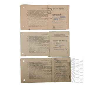 PRL - Set of Fee Books by Włodzimierz Downar. Youth Housing Cooperative in Toruń.