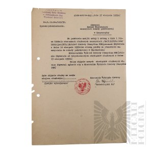 People's Republic of Poland - Service Documents of Vladimir Downar