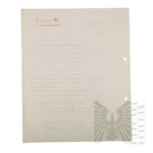 PSZnZ - 2nd Infantry Rifle Division. Letter on Counterintelligence Activities.
