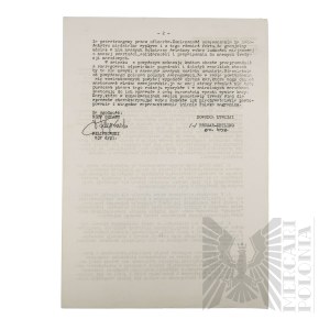 PSZnZ - 2nd Infantry Rifle Division - Officer's Order No. 3 dated 1.06.1942.