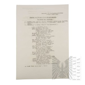 PSZnZ - 2nd Infantry Rifle Division Daily Order dated 8.07.1943 Transmitting the Daily Order of the Acting Commander-in-Chief dated 5.07.1943 Informing of the Death of Lieutenant General Władysław Sikorski.