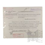 II RP/PRL - Dokumenty Służbowe Włodzimierza Downara.