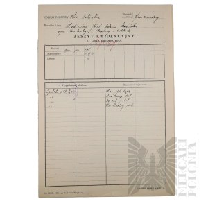 II RP - Record Notebook of Capt. Pilot Joseph Mickiewicz.