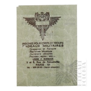 II RP - Envelope for Decoration, Drago Company (France).
