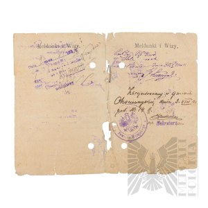 II RP - Fragment Dowodu Osobistego Włodzimierz Downara. Wilejka.