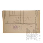 II RP - Roczne Uzupełnienie Listy Kwalifikacyjnej za rok 1928 gen. bryg. Jerzego Ferek-Błeszyńskiego.