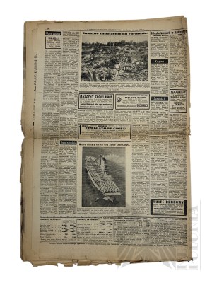 II RP - Illustrowany Kurier Codzienny of May 15, 1935, Informing on the Death of Marshal Jozef Pilsudski, Krakow.