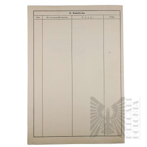 II RP - Record Notebook of Capt. Pilot Joseph Mickiewicz.