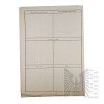 II RP - Roczne Uzupełnienie Listy Kwalifikacyjnej za rok 1934 gen. bryg. Jerzego Ferek-Błeszyńskiego.