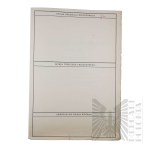 II RP - Roczne Uzupełnienie Listy Kwalifikacyjnej za rok 1936 gen. bryg. Jerzego Ferek-Błeszyńskiego.