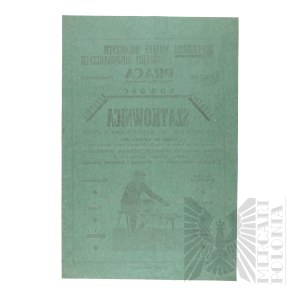 Poland - Advertising Leaflet Mechanical Cabbage Shredder, Factory of Agricultural Machinery and Economic Machines Work, Kalusz.
