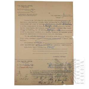 II RP - Letter from the Grodzka Tax Chamber in Warsaw to the Tax Chamber in Poznań.