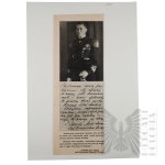 II RP - Przedwojenne Wycinki Prasowe, m.in. gen. Sikorski, gen. Piskor, gen. Kukiel.