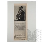 II RP - Przedwojenne Wycinki Prasowe, m.in. gen. Sikorski, gen. Piskor, gen. Kukiel.