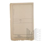 II RP - Roczne Uzupełnienie Listy Kwalifikacyjnej za rok 1930. Sztab Główny Oddział II gen. bryg. Jerzego Ferek-Błeszyńskiego.
