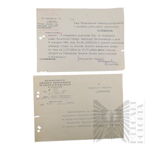 II RP - Dokumenty Służbowe Włodzimierza Downara.
