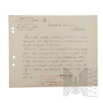II RP - Dokumenty Służbowe Włodzimierza Downara.