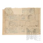 II RP - Kwity Pocztowe Włodzimierza Downara z lat 1936, 1938, 1939