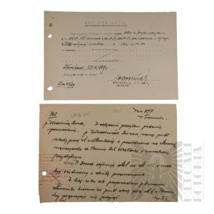 II RP - Wnioski Służbowe Złożone Przez Włodzimierza Downara.