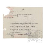 II RP - Zestaw Dokumentów Służbowych Włodzimierza Downara.