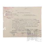 II RP - Zestaw Dokumentów Służbowych Włodzimierza Downara.