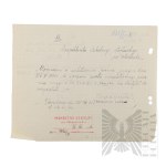 II RP - Zestaw Dokumentów Służbowych Włodzimierza Downara.