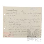 II RP - Zestaw Dokumentów Służbowych Włodzimierza Downara.