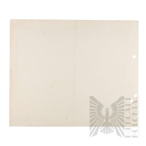 II RP - Diploma of the National Labor Committee for the National Loan of 1933.