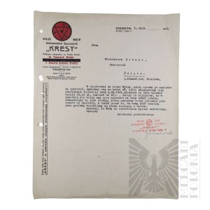 II RP - Letter from the Musical Instrument Storehouse 