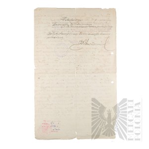 II RP - Notarial copy of the Identity Document of Vladimir Downar. Vileyka.