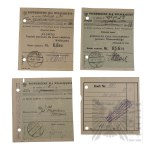II RP - Zestaw Potwierdzeń Wpłat Dokonanych przez Jerzego Downara.
