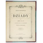 MICKIEWICZ A. - Dziady. Illustrated by C. Jankowski. 1896. with slipcase covers.