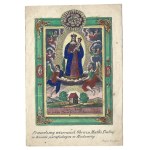 REAL image of the Image of the Virgin Mary in the parish church in Hudovica. Ca 1880?