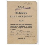 [TICKET]. A 15-DAY cl. 3 district ticket for fast and mixed trains [...]...