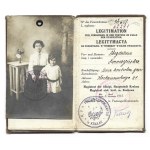 LEGITIMATION to remain in the fortress in case of evacuation - issued to Magdalena Soroczynska,...