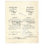 CERTIFICATE from the Liquidation Commission for the Kingdom of Poland confirming that Janina Pawlowska is a citizen of the Polish...