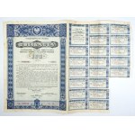 OBLIGATION 3% Bonus Investment Loan registered value of one hundred zlotys in gold.