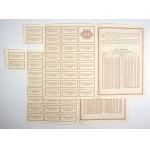 OBLIGATION 4% Consolidation Loan registered value of one hundred zlotys in gold (2 pieces).