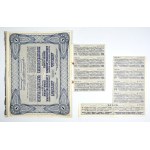 ZIELENIEWSKI L., Polskie Fabryki Maszyn i Wagonów w Krakowie, Lviv and Sanok, Spółka Akcyjna. Action for one hundred gold pols...